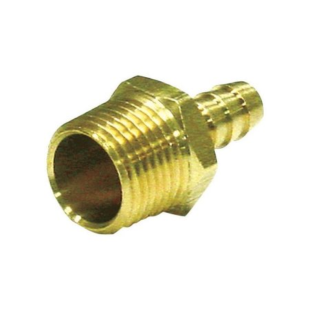 JMF Company 3/4 in. Barb X 3/8 in. D MPT Brass Hose Barb 4504346